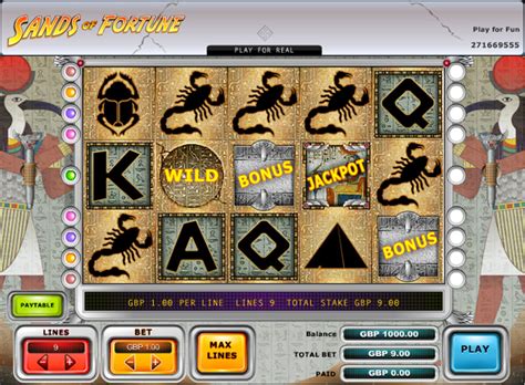 Sands of Fortune Slot Machine .